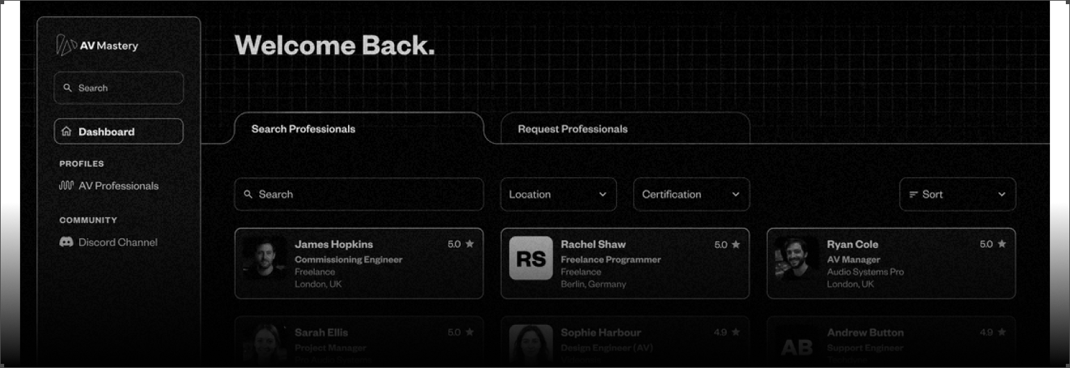 AV Mastery platform